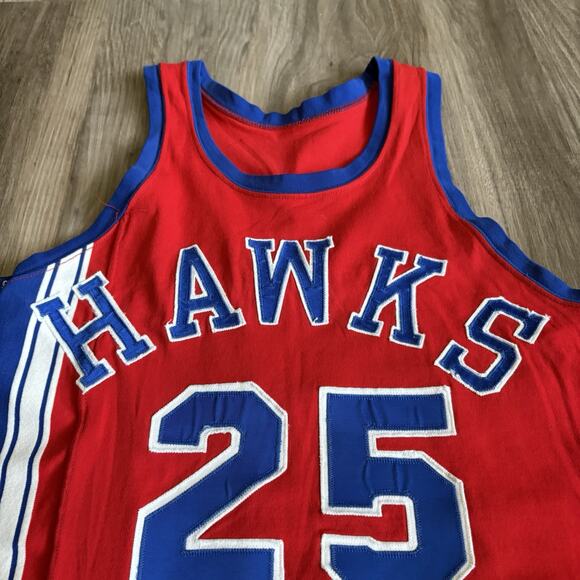 Vintage Sand Knit Basketball Jersey 1960s University Of Kansas Jayhawks Size XS - Picture 3 of 4